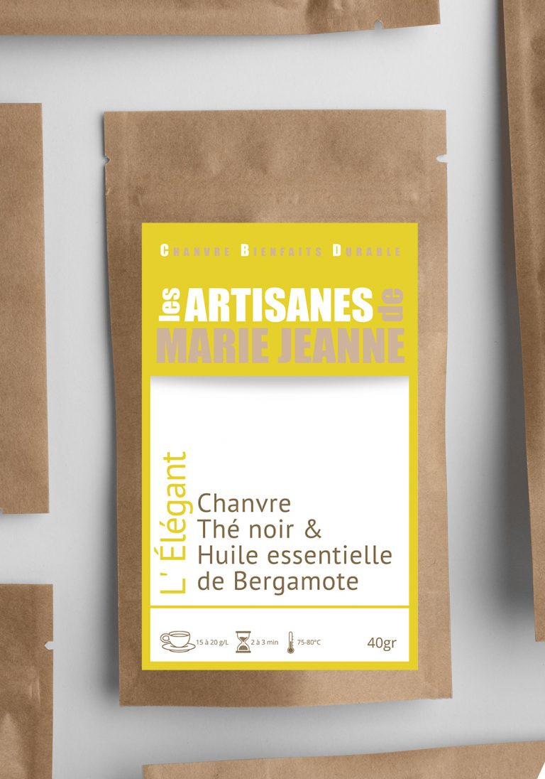 L'Élégant-Thé Noir Earl grey & Chanvre