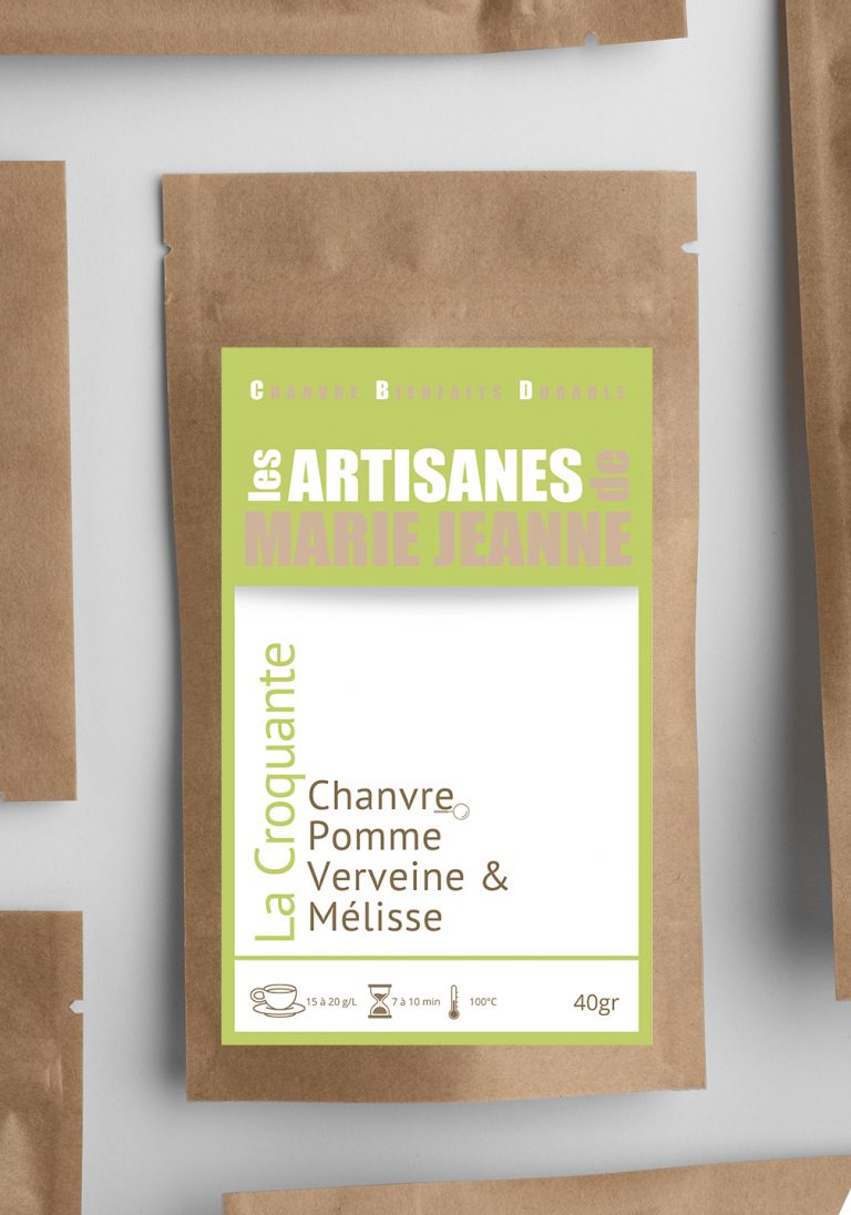 La Croquante-Pomme Verveine & Chanvre